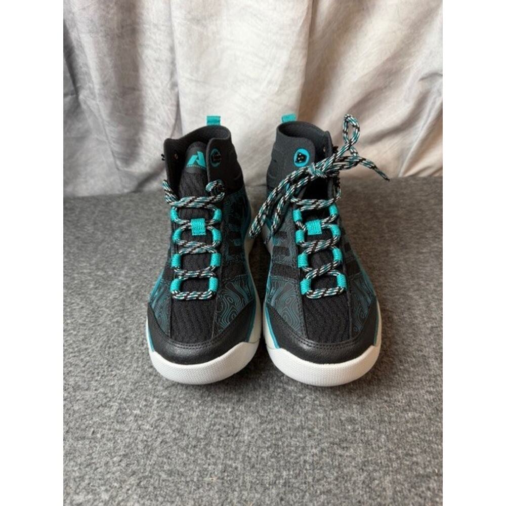 Eddie Bauer Women's High Jinx Mid Hiking Shoes Size 9.5 Black/Green - MSRP $180 - Picture 3 of 9